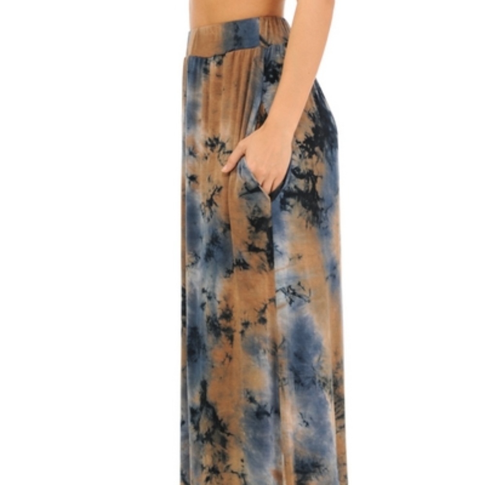 Tie Dye Maxi Pocket Skirt